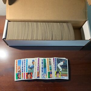 1984 Topps Baseball Partial Set Lot Of 683 Different Cards. In Order.