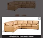 Luxury ‘Legacy Leather’ Sectional Sofa - RARE FIND TOP QUALITY LEATHER