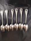 Six French Boulenger Silver Plate Table Spoons