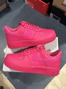 Size 7.5W - Women’s Nike Air Force 1 ‘07 Pink Fireberry DD8959-600 100% Real
