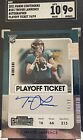 2021 Panini Contenders Playoff Ticket Trevor Lawrence RC AUTO 74/99 SGC 10 Auto