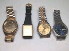 4 Vintage Seiko Mens Watches  Automatic And Battery Lot. 2 Automatic,2 Quartz