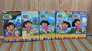 Lot Of 5 Dora the Explorer Nick Jr VHS Animation