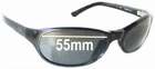 SFx Replacement Sunglass Lenses fits Maui Jim MJ136 Cyclone - 55mm Wide