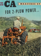 Allis Chalmers CA Tractor Color Brochure Latest for Better Living, 2 Plow Power