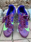 EUC! Women's NIKE Racing Shoes Track & Field Spikes Zoom Rival Sprint Spike 6.5