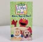 Elmos World Babies, Dogs & More (VHS, 2000) Tape Sesame Street Muppets Education