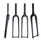 Full Carbon Gravel Road Bicycle Forks QR or Thru Axle Disc Cyclocross Bike Fork