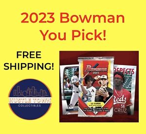 2023 Bowman Baseball - Base Vets, RC & Prospects - You Pick & Complete Your Set