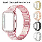 Bling Band Strap+Protective Case For Apple Watch Series 8 7 6 SE 5 4 3 2 1