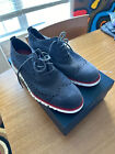 Cole Haan Zerogrand Oxfords Mens 11.5 Navy Blue Suede Leather W/box