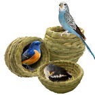 Handmade Straw Natural Bird Nest Pigeon House Pet Bedroom Courtyard Cages