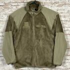 Kenyon Military Polartec Pile Fleece Thermal Zip Jacket Mens XL Green USA MADE