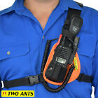 Radio Holster Chest Harness UHF - Left - Orange - Two Ants Worker CT000SLOE