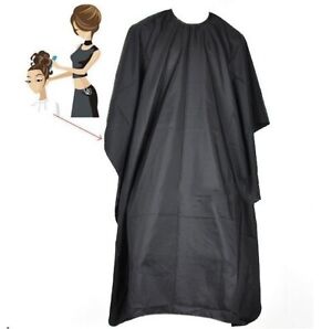 Salon Hair Cut dressing Hairdresser Barbers Cape Gown Adult Cloth Black