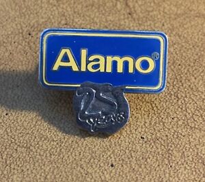 Alamo Car Rental 25 years Anniversary Hat Tie Lapel Pin