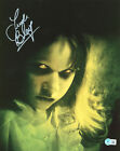 Linda Blair The Exorcist Authentic Signed 11x14 Vertical Yellow Face Photo BAS