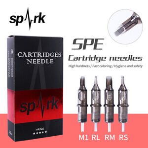 20 Packs Spark Sterilized Disposable Tattoo Cartridge Needles Type:RL/RS/CM/M1