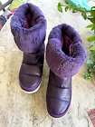 The North Face Women's Winter Boots Purple Water Resistant Boots Size 9