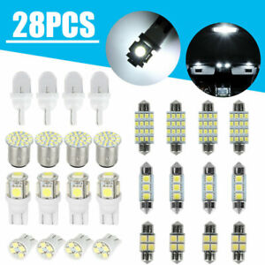 28x 6000K LED Interior Lights Bulbs Kit Dome License Plate Lamps Car Accessories (For: Toyota 86)