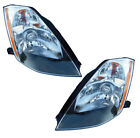 HID Headlights Front Lamps Pair Set for 03-05 Nissan 350Z Left & Right