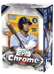 2022 Topps CHROME Baseball Blaster Box EXCLUSIVE Sepia and Pink Refractors Autos