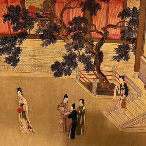 Old Chinese Scroll Painting 