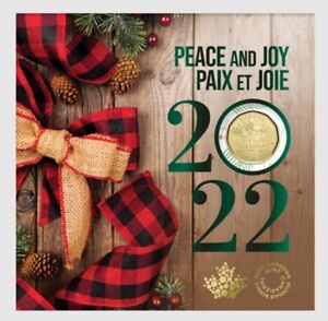 2022 Canada Peace And Joy Holiday Gift Set with Special Edition Santa Loonie