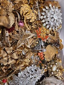 Vintage Now Jewelry Lot Mix 3 PC BROOCH BROOCHES PINS ANTIQUE GOOD Wear Resell