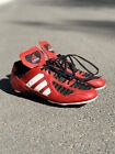 Vintage 1997 Adidas Predator Touch FG Football Cleats RARE Red Germany Size US10