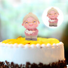 Old Lady Cake Topper Figurine for Anniversary or Wedding