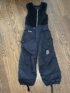 Toddler Boys Black Spyder Bib Snow Ski Pants Size 4 4T