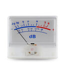 White Panel High-Precision Audio Power Amplifier VU Meter DB Level Header