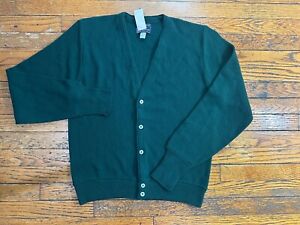 Peconic Bay Traders Button Cardigan Sweater Men's Size M NWT green
