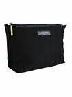 Lancome Black Travel Cosmetic Bag with Zipper