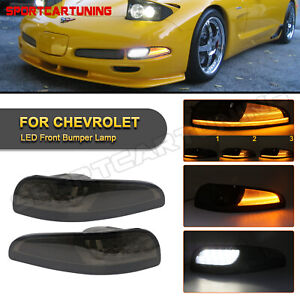 Dynamic For 97 98 99-04 Chevy Corvette C5 Front Bumper Light Signal Parking Lamp (For: 1998 Corvette)