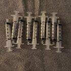 10cc MONOJECT ORAL Syringes 10ml non-Sterile NEW Syringe 2 Tablespoon -10 Pack