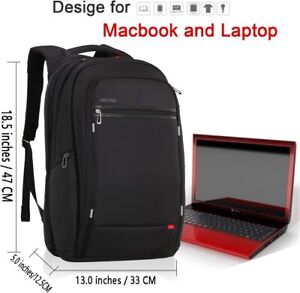Backpack for Men 17.3 inch Waterproof Polyester Laptop Business Backpack Large