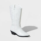 New Women's Brynley Western Boots - Wild Fable Off-White