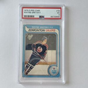 New Listing1979 O-Pee-Chee Hockey #18 Wayne Gretzky RC PSA3
