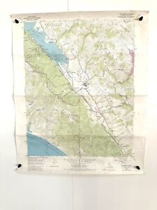 USGS Topo Map Vintage : Inverness CA 1971 BEAUTIFUL California Original Map