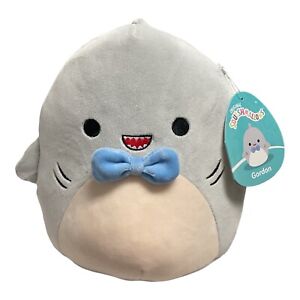 *NEW* Squishmallows Gordon The Shark Blue with Bowtie 8