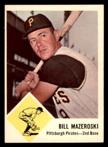 1963 Fleer Baseball #59 Bill Mazeroski GD