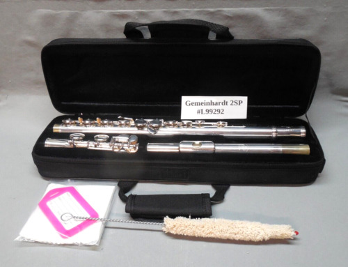 Gemeinhardt 2SP Silver Plated Flute w/ NEW Case - Reconditioned - Beautiful