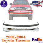 Front Bumper Chrome + Upper Filler For 2001-2004 Toyota Tacoma (For: 2003 Toyota Tacoma)