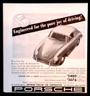 Porsche 1600 Coupe Original 1956 Vintage Print Ad