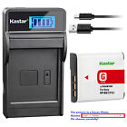 Kastar Battery LCD Charger for Sony NP-BG1 NPBG1 Sony Cyber-shot DSC-HX9V Camera