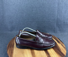 GH Bass & Co Loafers Slip On Men's Dress Shoes Size 11D  Burgundy Leather 6682