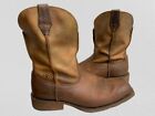 Ariat Rambler Brown Leather Square Toe 35829 Western Cowboy Boots Men's 12 EE