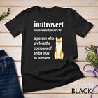 Inutrovert Funny Shiba Inu Mom Dad Gift Unisex T-shirt